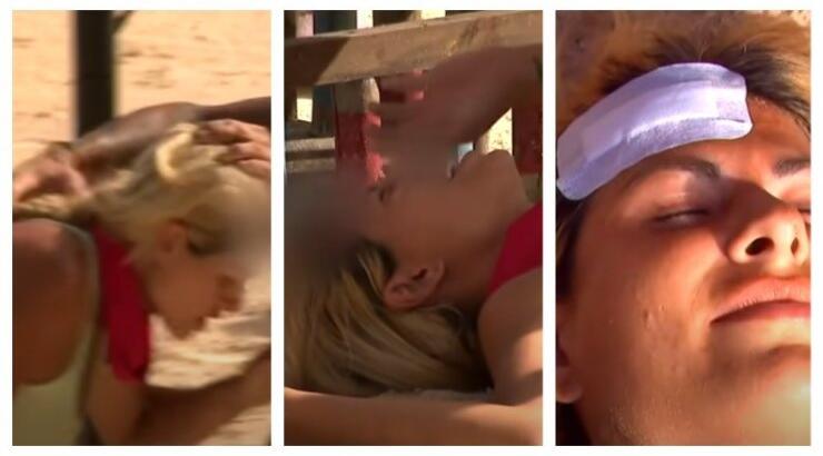 "Survivor": Ο τραυματισμός της Ευριδίκης Παπαδοπούλου στο κεφάλι [βίντεο] 