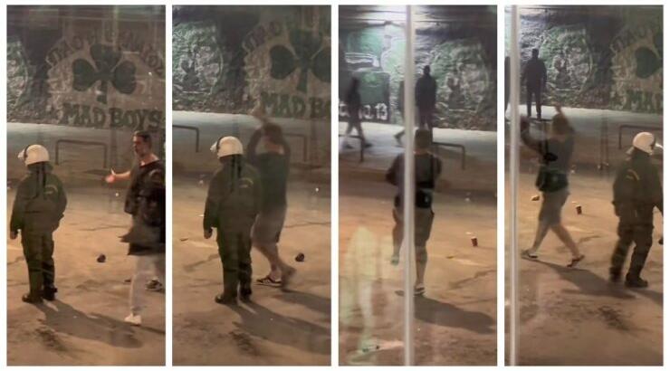 Βασίλης Μπισμπίκης: Σε επεισόδια μεταξύ οπαδών και αστυνομικών μετά από ποδοσφαιρικό αγώνα [βίντεο]