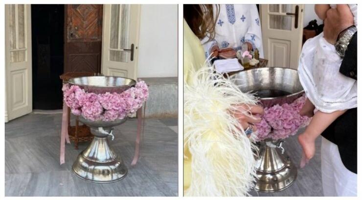 Ζευγάρι του νησιού βάφτισε την κόρη του στις Σπέτσες! [εικόνες]