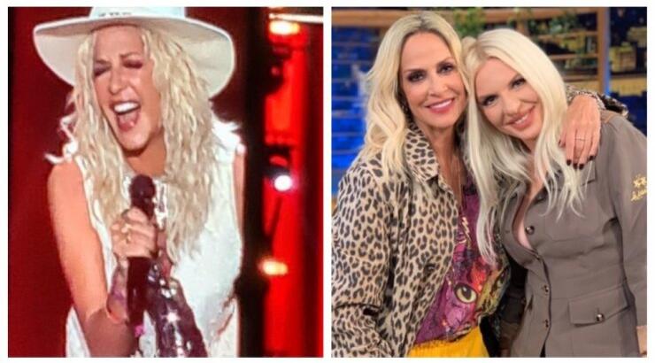 Αννίτα Πάνια: Την “τσακώσαμε” στα παρασκήνια της συναυλίας της Βίσση στη Λάρνακα [εικόνα]