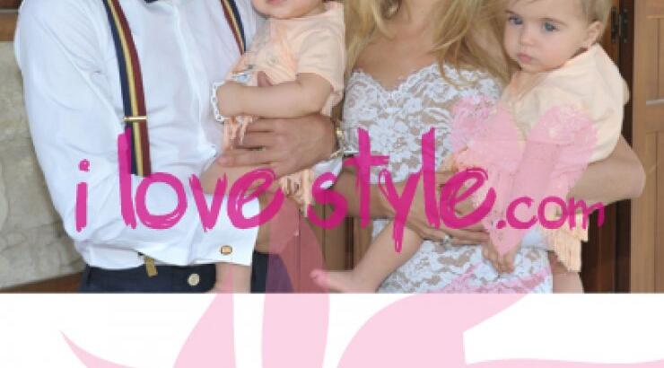 Κωνσταντίνος Χαραλαμπίδης-Στέλλα Στυλιανού: Βάφτισαν τις κόρες τους