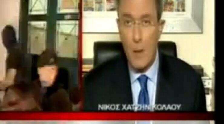  Το ξέσπασμα του Νίκου Χατζηνικολάου on air στο κεντρικό δελτίο ειδήσεων