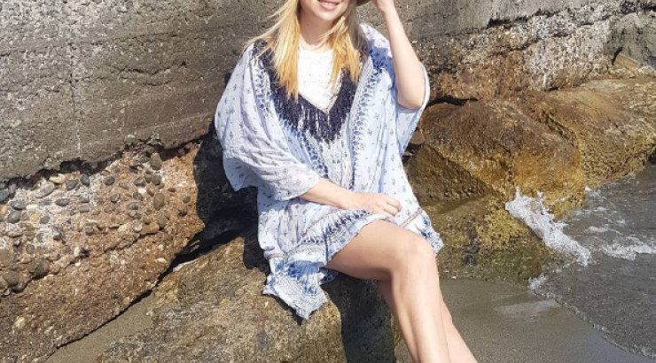 Η Χριστιάνα Αριστοτέλους άρχισε τις βουτιές! [εικόνα]