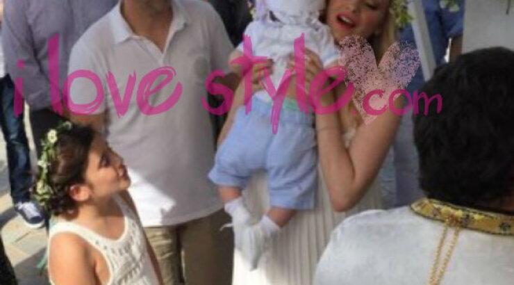 Γιώτα Κουφαλίδου-Στέλιος Έλληνας: Φωτορεπορτάζ απο την βάφτιση του γιού τους Βασίλη
