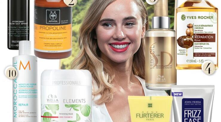 10 προϊόντα για επανόρθωση των μαλλιών