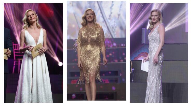 Ζέτα Μακρυπούλια: Οι λαμπερές δημιουργίες της Έφης Παπαϊωάννου που φόρεσε στα 14α βραβεία "Madame Figaro Γυναίκες της Χρονιάς"