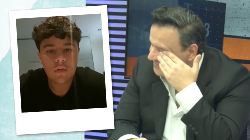 Σταματάρης: Τα δάκρυα του ακούγοντας τον 14χρονο γιο του να μιλάει για εκείνον [βίντεο]
