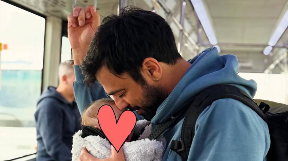 Ανδρέας Γεωργίου: Τον είδαμε στην πιο τρυφερή στιγμή με την κόρη του το ξημέρωμα των Χριστουγέννων 