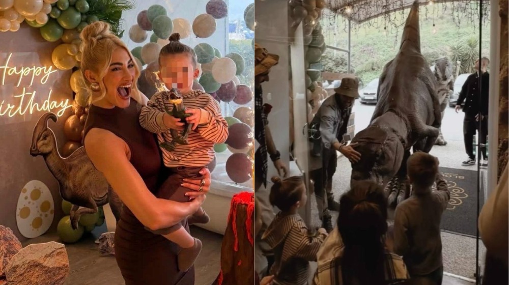 Ιωάννα Τούνη: Το φαντασμαγορικό dinosaur party για τον Πάρη της [εικόνες]