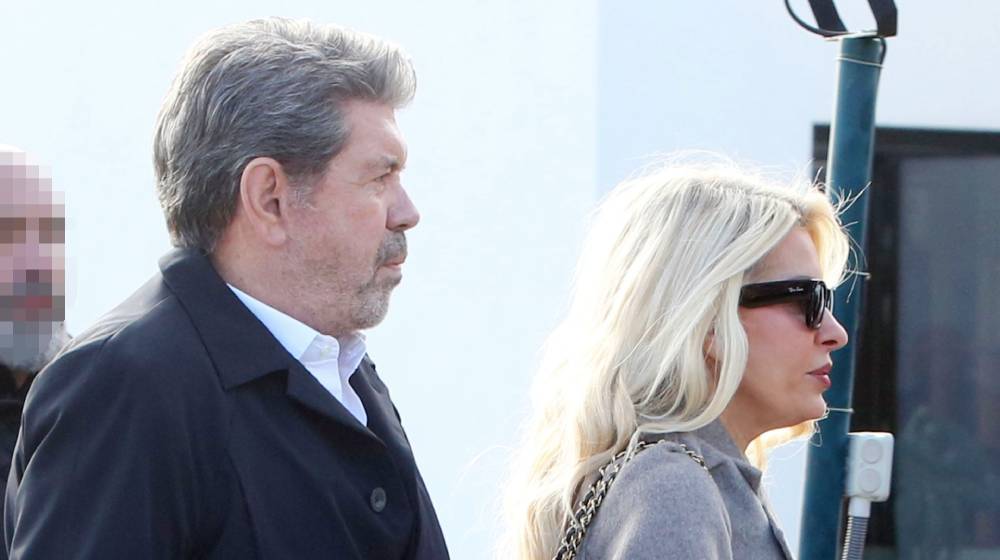 Μενεγάκη – Λάτσιος: Έφτασαν μαζί στην κηδεία του Γιώργου Παπαδάκη [εικόνες]