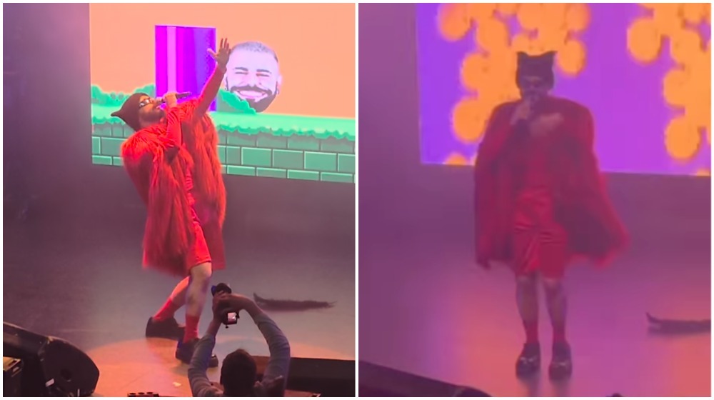 Akylas: Εμφανίστηκε με κόκκινη γούνα και φτερά σε party στο Όσλο και αποθεώθηκε [βίντεο]