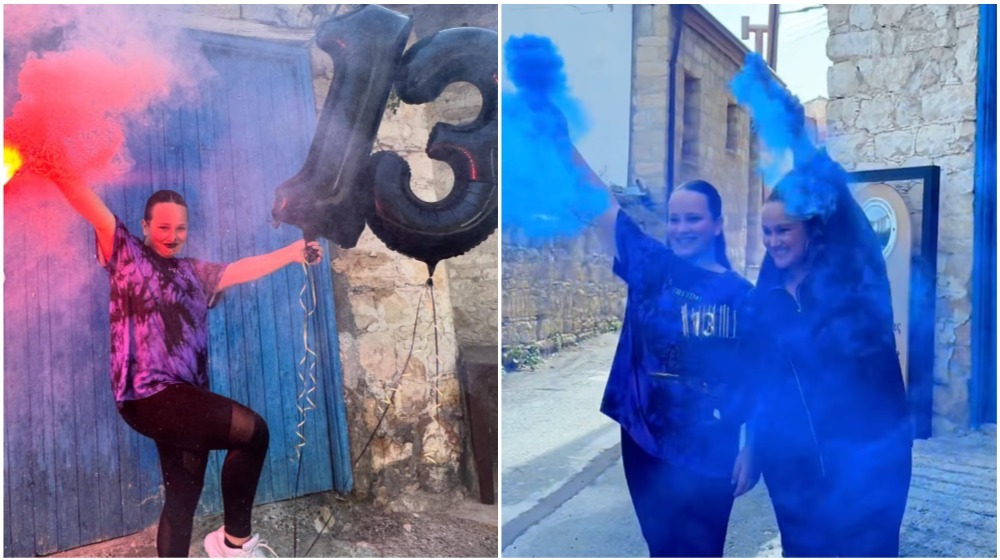 Xάρις Πότσου: Η γενέθλια έκπλη στην κόρη της με φωτοβολίδες και καπνογόνα [βίντεο]