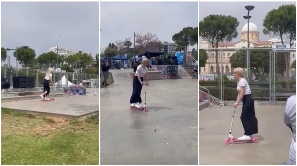 Αννίτα Δημητρίου: "Κόντρες" σε σκουτεράκι με παιδιά στον μόλο Λεμεσού [βίντεο]