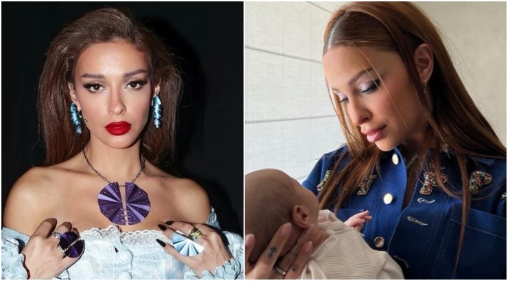 Eλένη Φουρέιρα: Στόλισε με τον 10 μηνών γιο της το χριστουγεννιάτικο δέντρο της