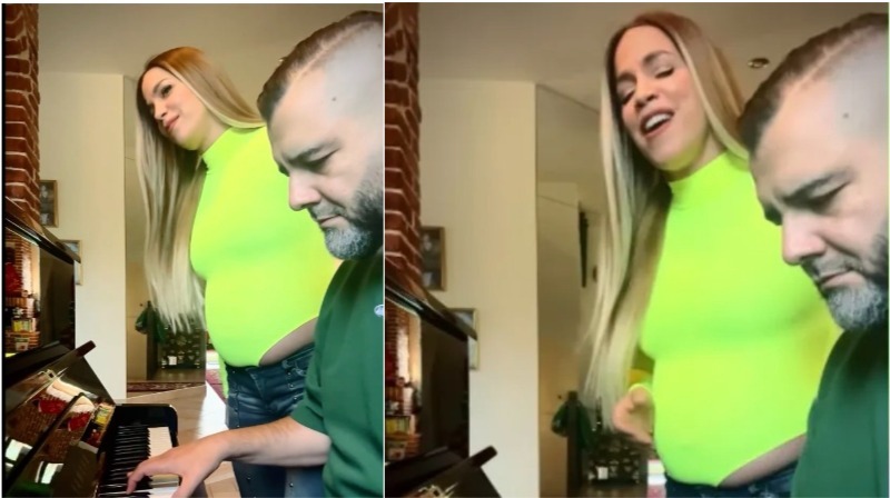 Κατερίνα Στικούδη: Εκείνη τραγουδάει στο σπίτι και ο σύζυγός της παίζει πιάνο [βίντεο]