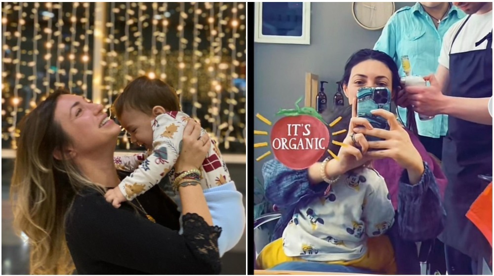 Κρίστυ Παπαδοπούλου: Με τον γιο της Χάρη στο κομμωτήριο [βίντεο]