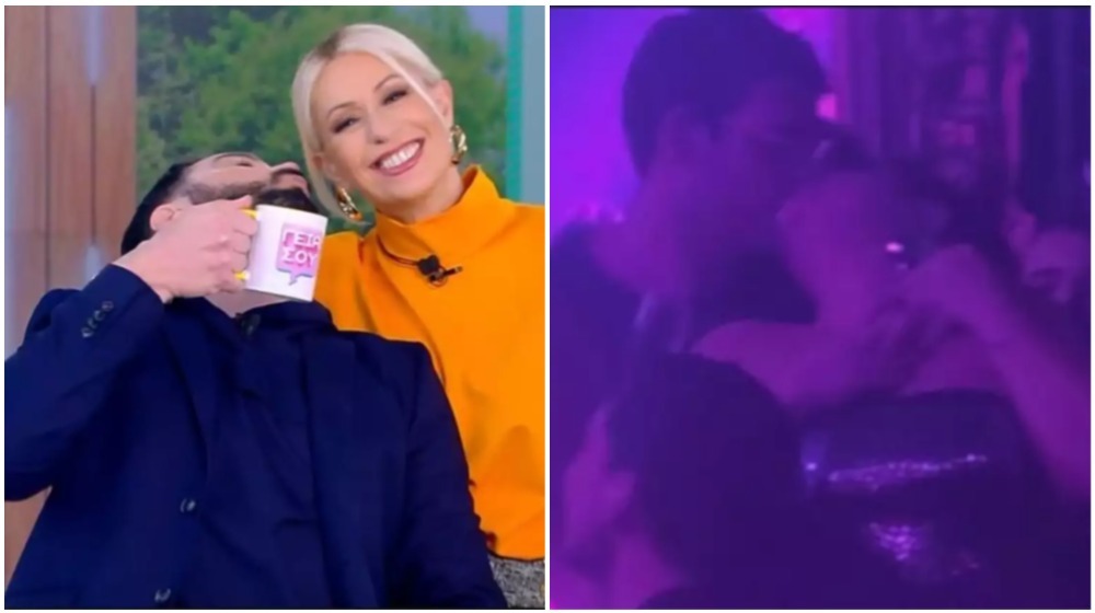 Μαρία Μπακοδήμου: Έκανε αναπαράσταση on air το φιλί Μπάρκα – Τσαγκρίδη [βίντεο]