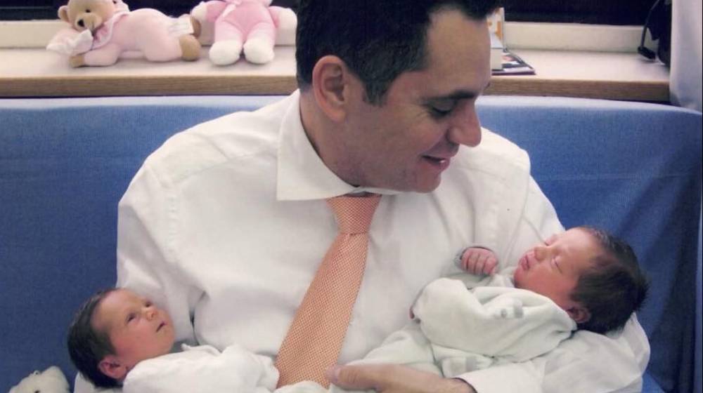 Νικόλας Παπαδόπουλος: Το τρυφερό βίντεο για τα γενέθλια των δίδυμων παιδιών του 