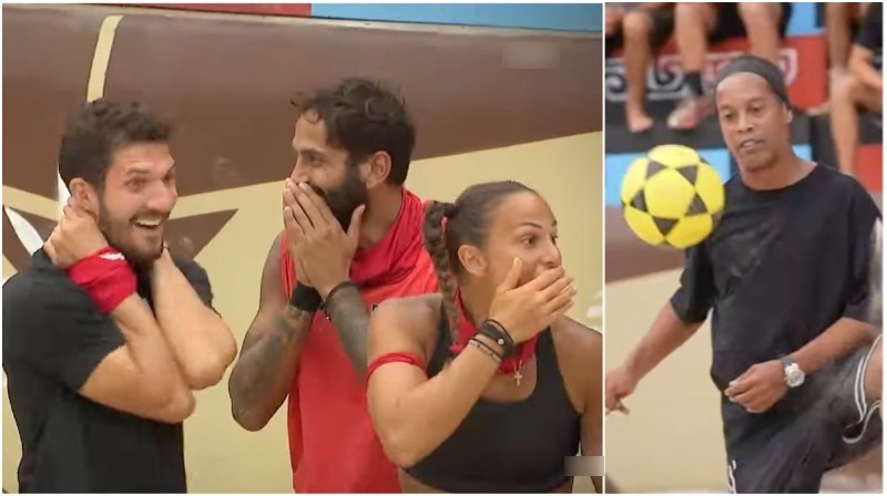 Ο Ροναλντίνιο μπήκε στο ελληνικό Survivor και οι παίκτες δεν πίστευαν στα μάτια τους [βίντεο]