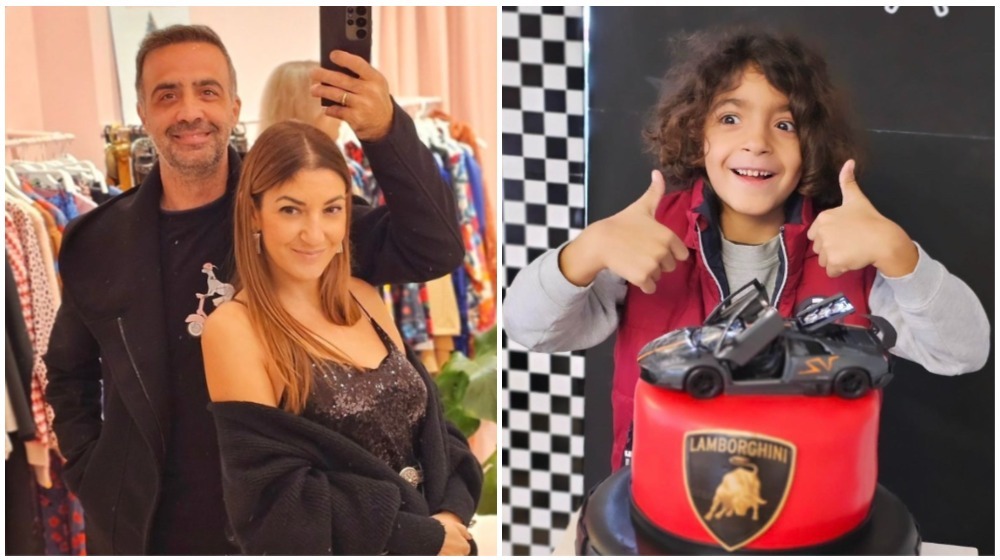 Μιχάλης Σοφοκλέους – Παναγιώτα Ιακώβου: Το πάρτι γενεθλίων για τα 7α γενέθλια του γιου τους [εικόνες]