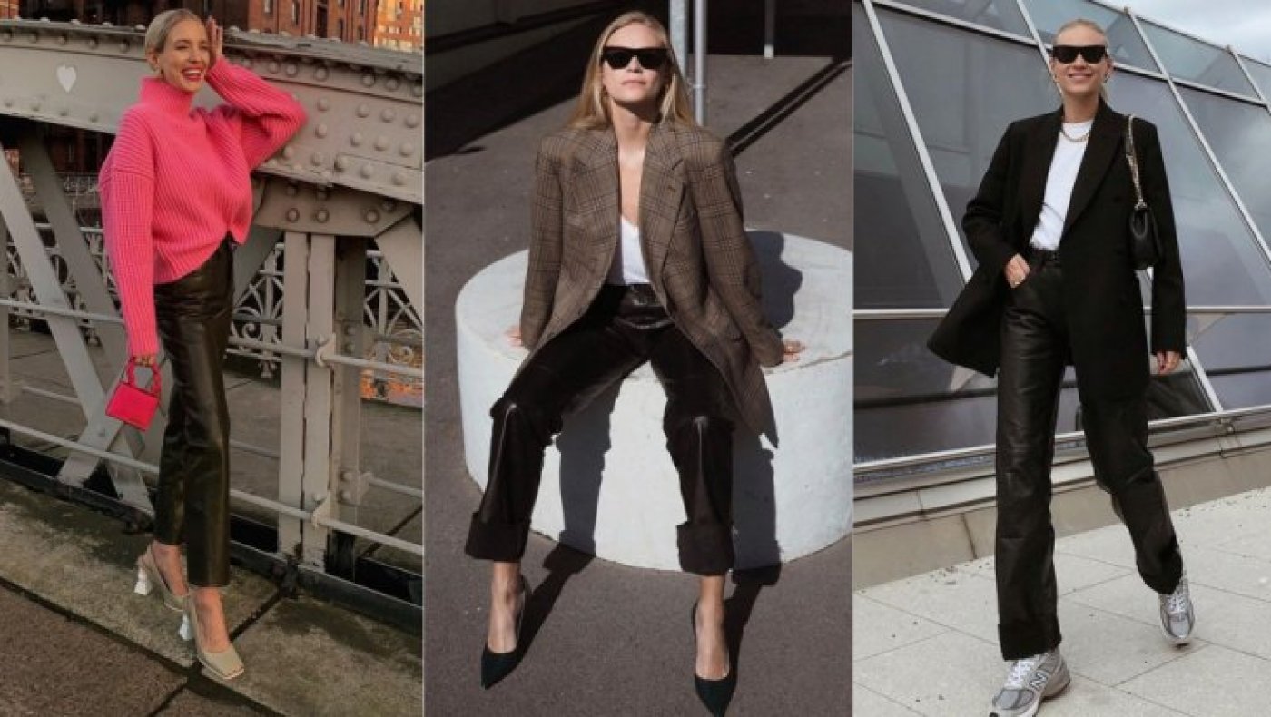 3 τρόποι να φορέσεις το δερμάτινο παντελόνι σου στο γραφείο