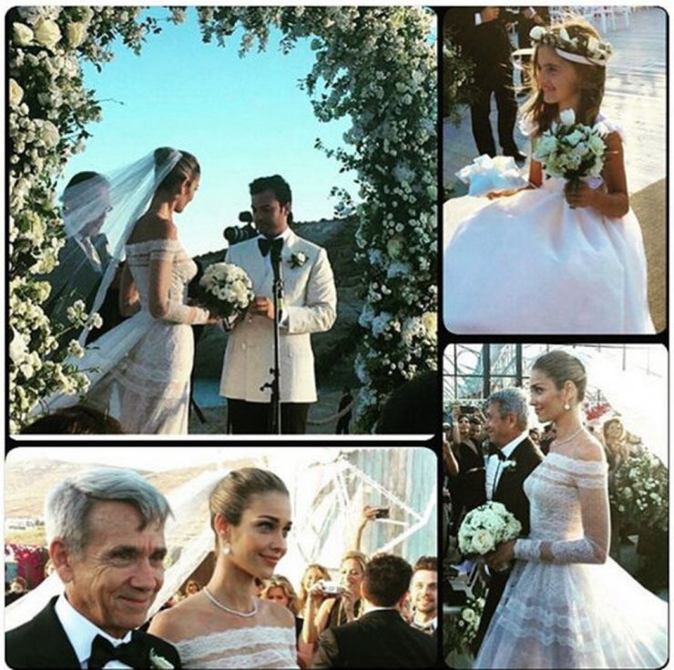 To άλμπουμ του γάμου εκατομμυρίων της Ana Beatriz Barros στη Μύκονο με τον Ελληνοαιγύπτιο κροίσο!