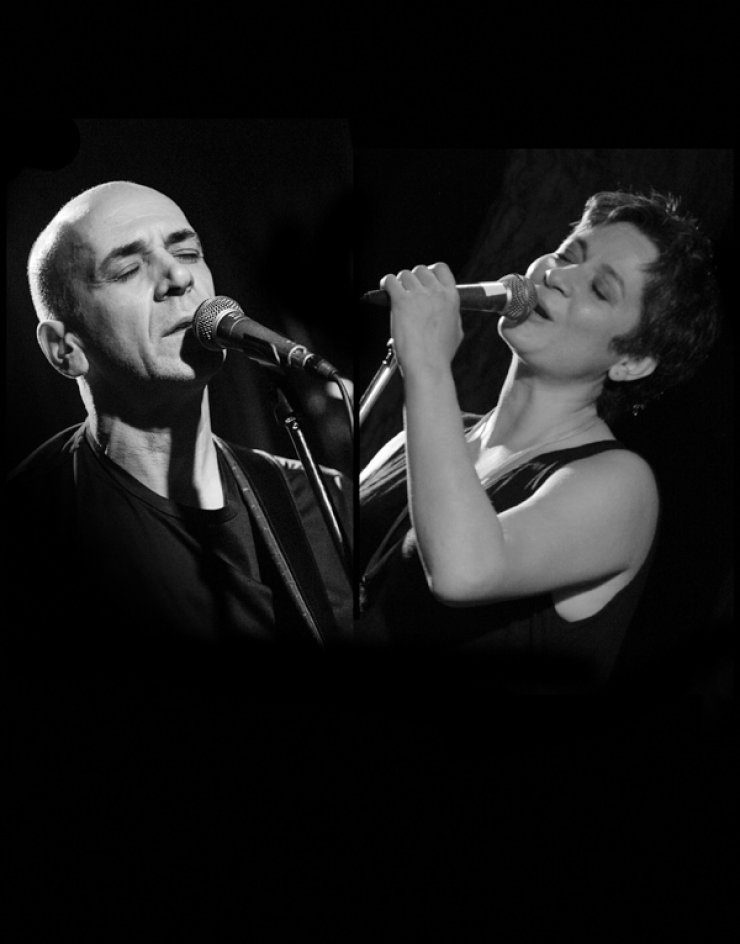 Ο Ορφέας Περίδης παρέα με τη Λιζέτα Καλημέρη