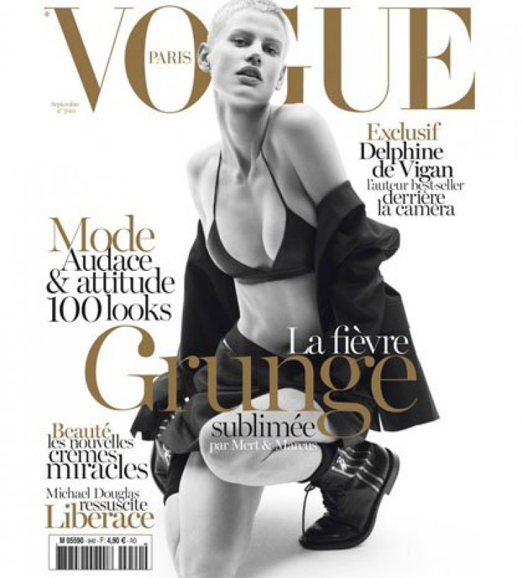 Saskia de Brauw: καλωσορίζει ένα grunge φθινόπωρο στη γαλλική Vogue