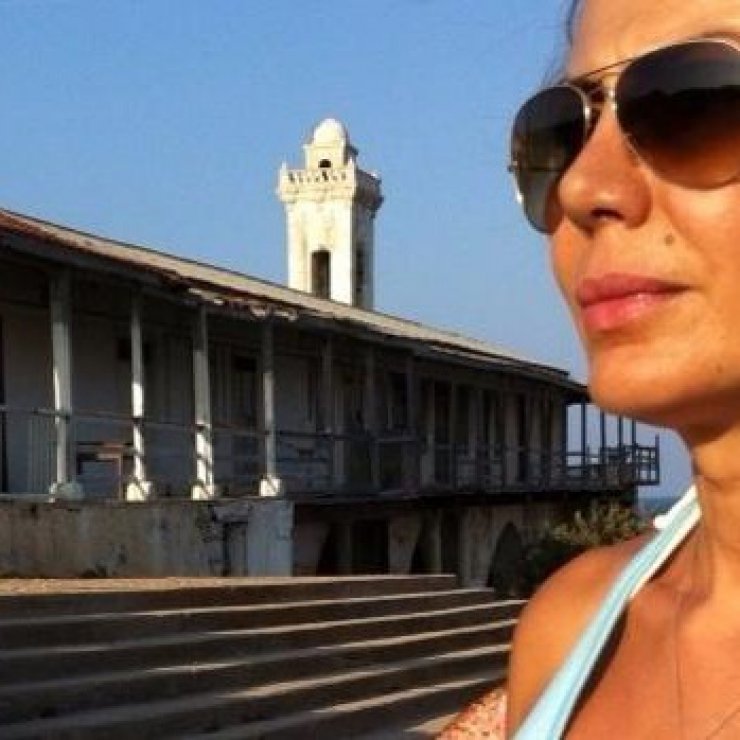 Στέλλα Γεωργιάδου: H επίσκεψή της στον Απόστολο Ανδρέα