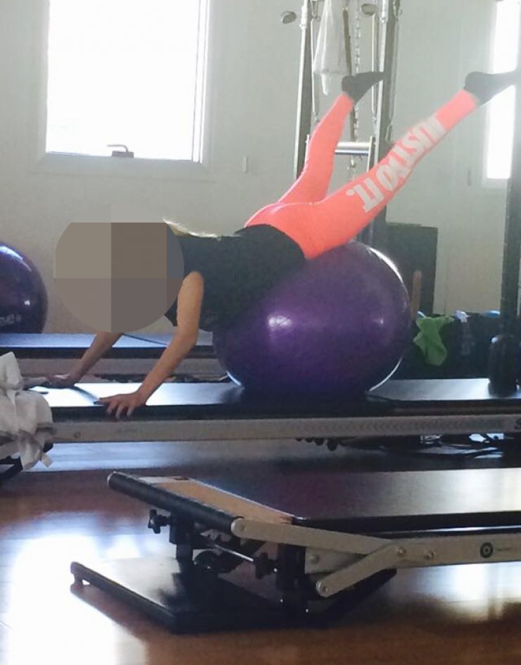 Επώνυμη Κύπρια στο γυμναστήριο!