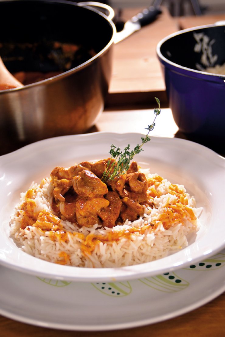 Κοτόπουλο Tikka Masala με basmati