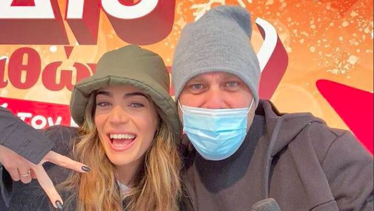 Ήβη Αδάμου-Μιχάλης Κουινέλης: Στην εκκλησία με την 3χρονη κόρη τους Ανατολή! [εικόνες]