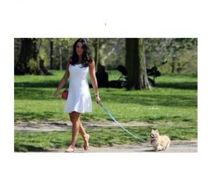 Αφήνει τον γάμο και πάει... το σκυλί της βόλτα 