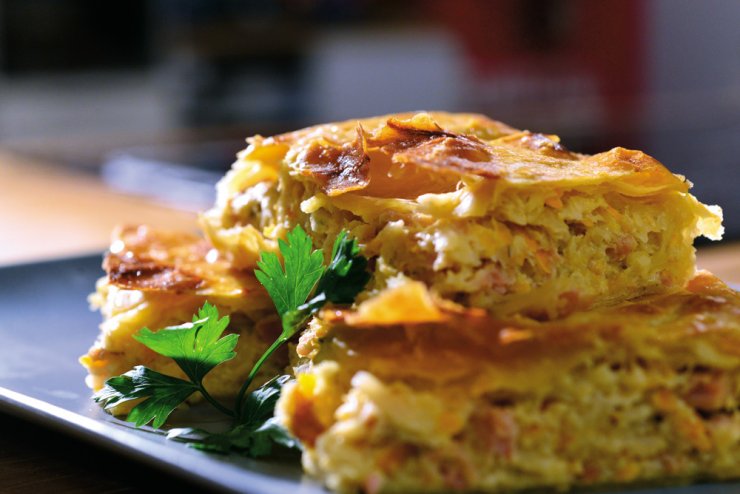 Πίτα με σελινόριζα