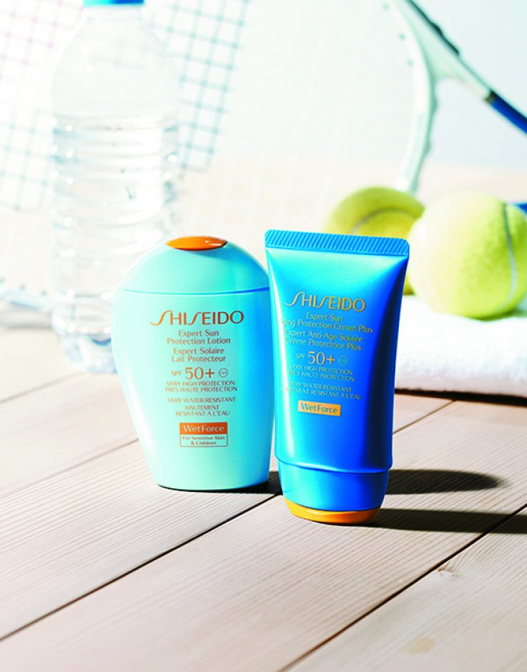 Το καλοκαίρι επιλέγουμε αντηλιακά... Shiseido