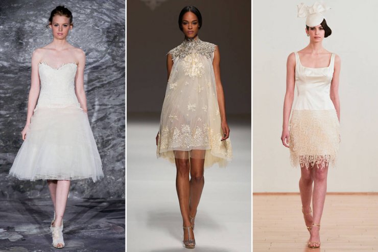 20 κοντά νυφικά φορέματα για να επιλέξεις