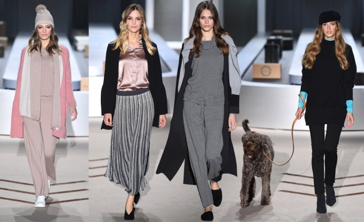 Ramona Filip: Στο front row του fashion show του οίκου Falconeri