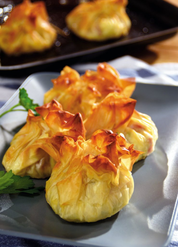 Πουγκί με αλλαντικά και τυριά