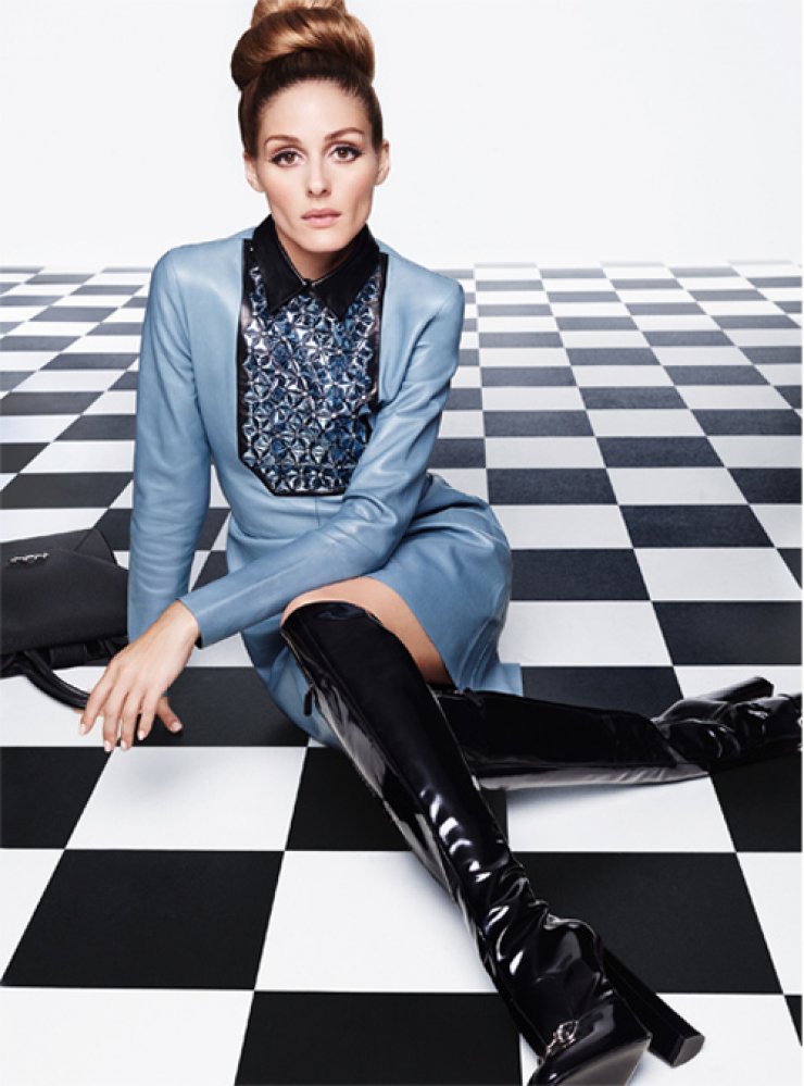 H εντυπωσιακή retro φωτογράφιση της Olivia Palermo για το The Edit