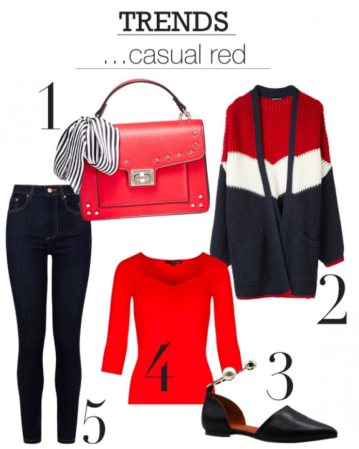 Casual red