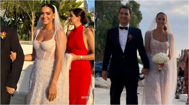 Λουκία Σεργίδου – Χρίστος Eojourian: Ο ονειρικός γάμος τους δίπλα στο κύμα στον Πρωταρά