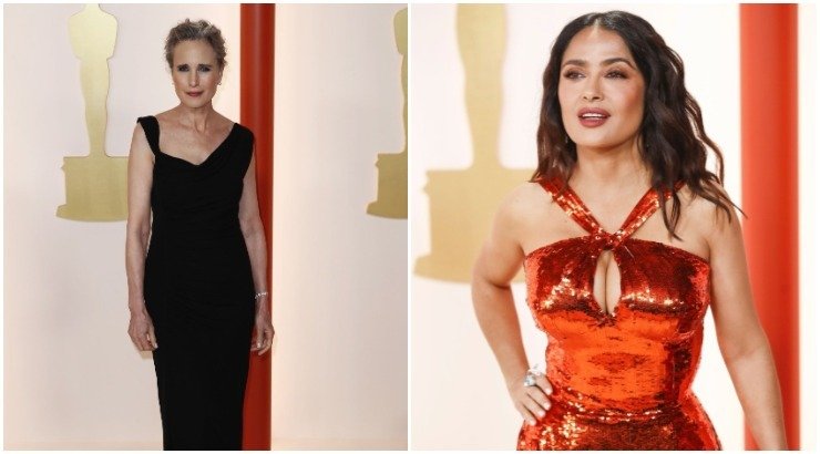 Salma Hayek – Andie MacDowell: Στα Oscar 2023 μαζί με τις εντυπωσιακές κόρες τους