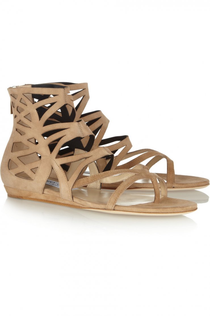 Μπεζ σάνδαλα από Jimmy Choo