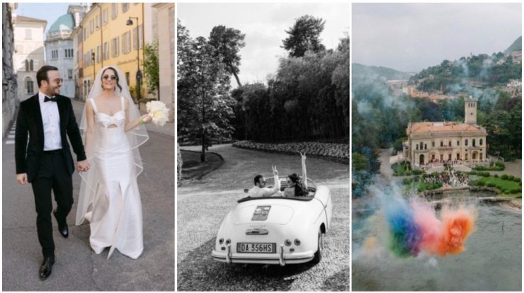 Γιώργος Θεοδότου – Έλις Μισιρλή: Το επίσημο φωτογραφικό άλμπουμ του γάμου τους στη λίμνη Κόμο