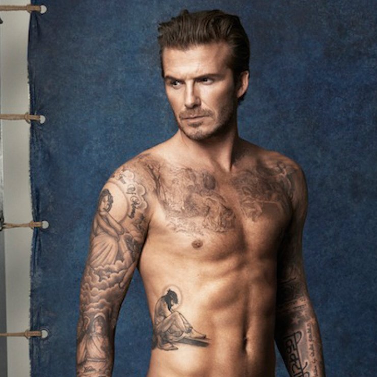 Ημίγυμνος ξανά ο David Beckham
