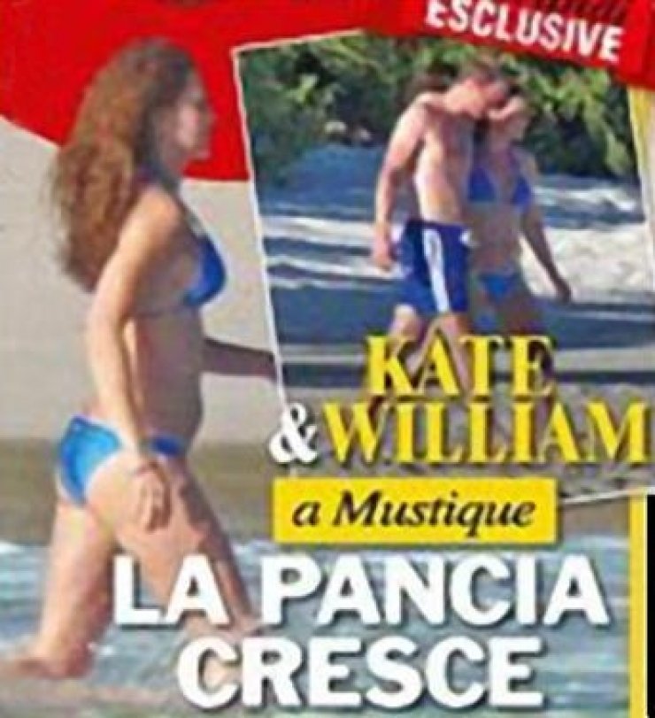 Eπίμαχες φωτογραφίες: Η εγκυμονούσα Δούκισσα, με μαγιό