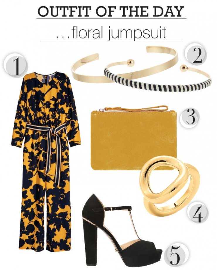 Floral jumpsuit