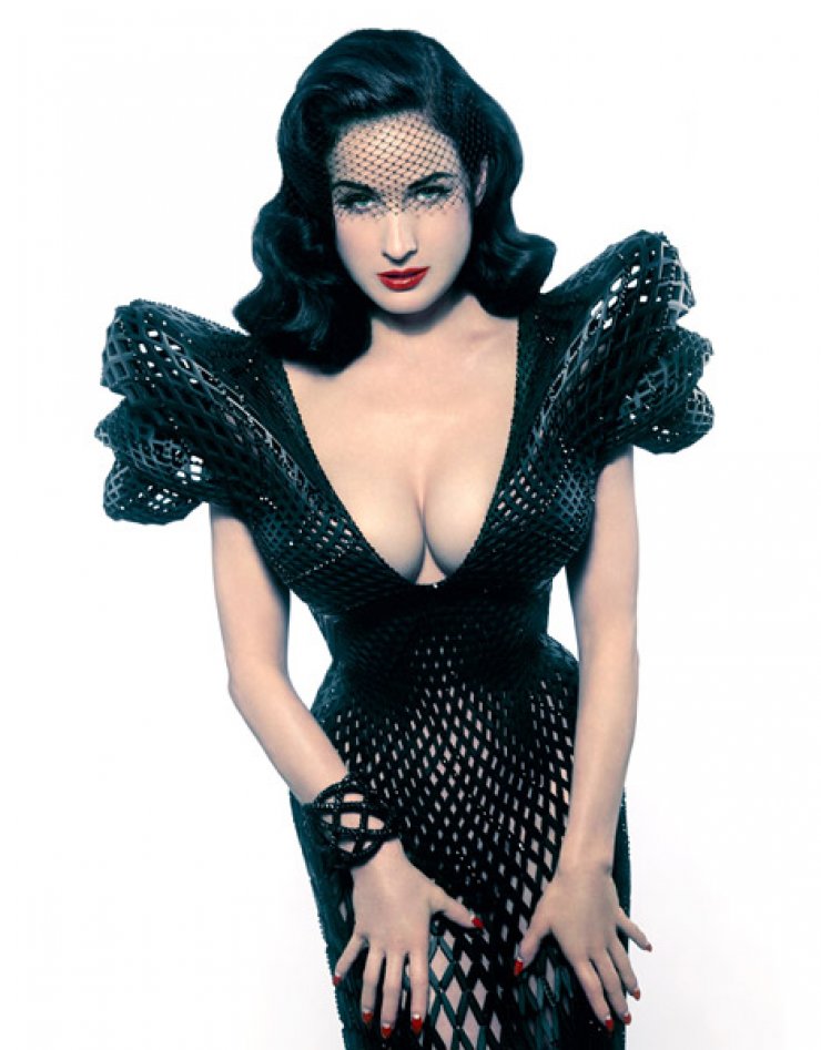 3D φόρεμα για την Dita Von Teese