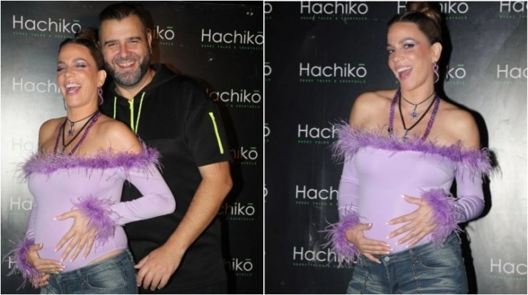 Κατερίνα Στικούδη: Νευρίασε με τις ερωτήσεις των ρεπόρτερ και πρόδωσε το φύλο του μωρού της