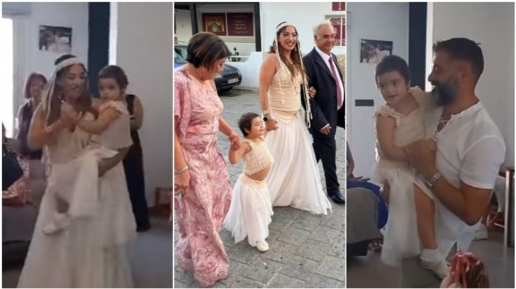 Δάκρυα συγκίνησης: Οι γονείς της μικρής Μοδέστιας που συγκίνησε όλη την Κύπρο παντρεύτηκαν [εικόνες]